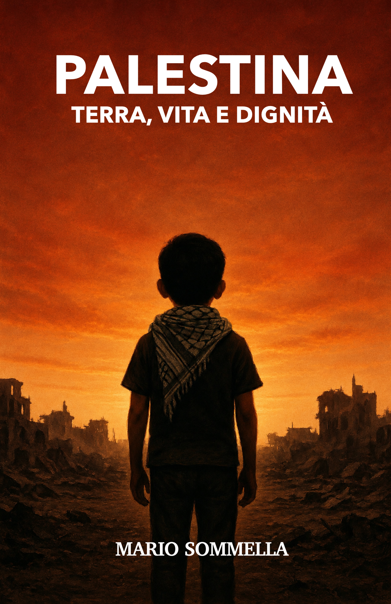 Copertina del libro «Palestina. Terra, vita e dignità» di Mario Sommella